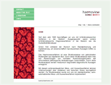 Tablet Screenshot of haemoview.com